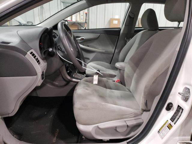 2T1BU4EE7AC360754 - 2010 TOYOTA COROLLA BASE WHITE photo 7