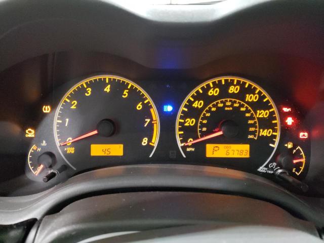 2T1BU4EE7AC360754 - 2010 TOYOTA COROLLA BASE WHITE photo 9