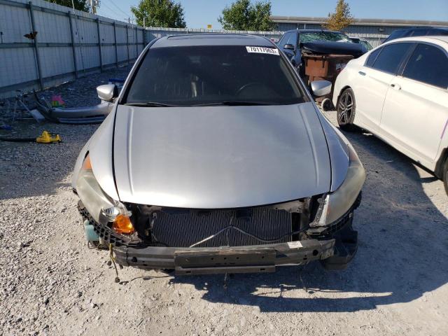 1HGCP36828A007675 - 2008 HONDA ACCORD EXL SILVER photo 5