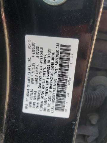 1HGCR2F51FA138300 - 2015 HONDA ACCORD SPORT შავი ფოტო 12