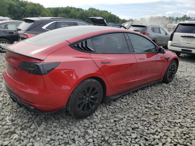5YJ3E1EA9NF190136 - 2022 TESLA MODEL 3 RED photo 3