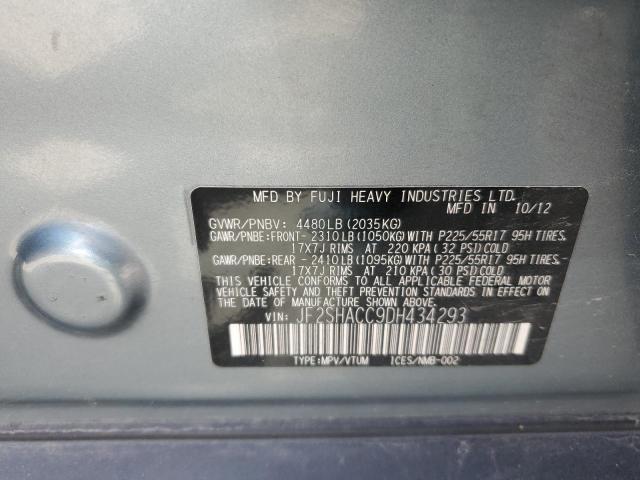 JF2SHACC9DH434293 - 2013 SUBARU FORESTER 2.5X PREMIUM GREEN photo 13