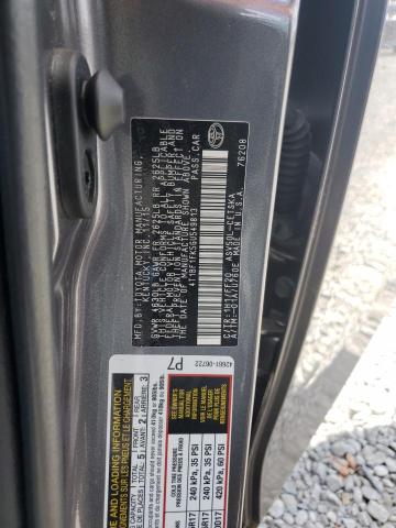 4T1BF1FK5GU549813 - 2016 TOYOTA CAMRY LE CHARCOAL photo 12