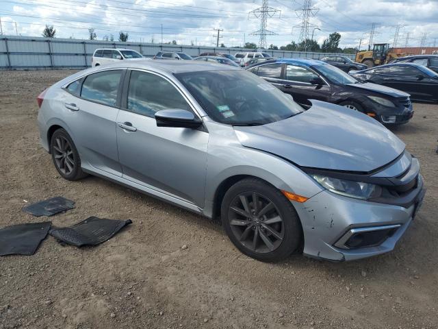 19XFC1F71KE008467 - 2019 HONDA CIVIC EXL SILVER photo 4