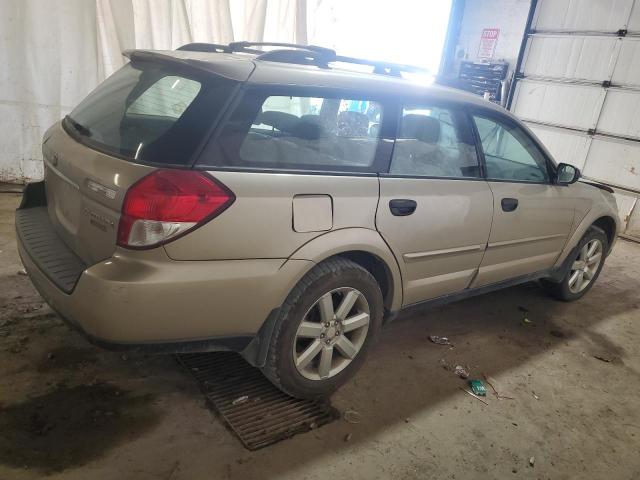 4S4BP61C887314784 - 2008 SUBARU OUTBACK 2.5I BEIGE photo 3