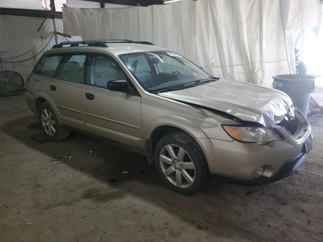 4S4BP61C887314784 - 2008 SUBARU OUTBACK 2.5I BEIGE photo 4