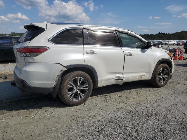 5TDJKRFH3GS328066 - 2016 TOYOTA HIGHLANDER XLE Blanc photo 3