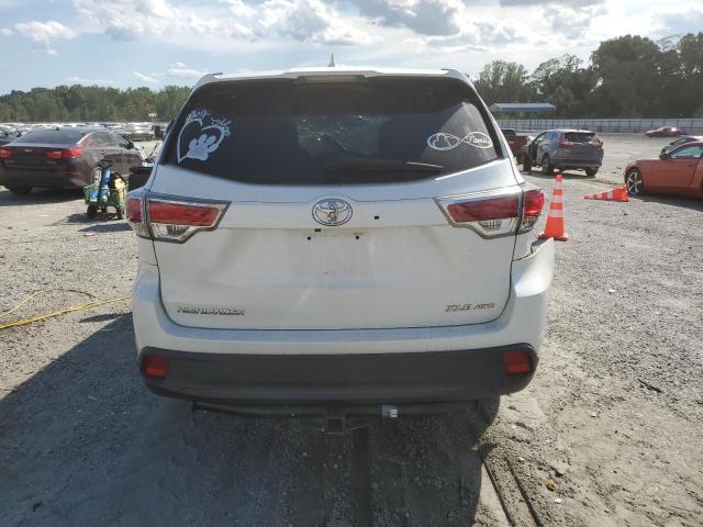 5TDJKRFH3GS328066 - 2016 TOYOTA HIGHLANDER XLE Blanc photo 6