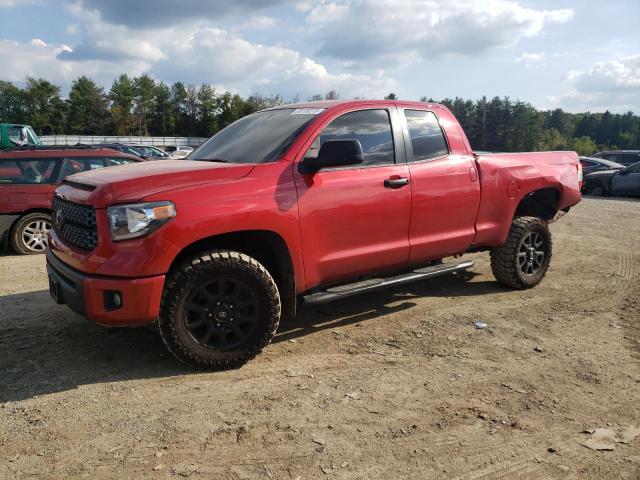 5TFUY5F11KX860345 - 2019 TOYOTA TUNDRA DOUBLE CAB SR/SR5 RED photo 1
