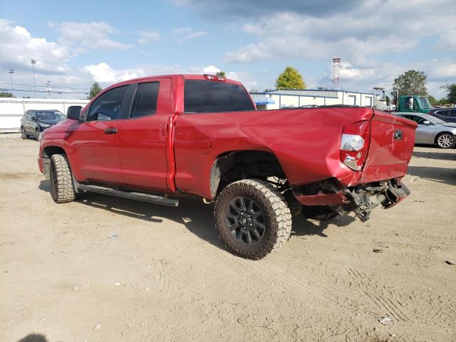 5TFUY5F11KX860345 - 2019 TOYOTA TUNDRA DOUBLE CAB SR/SR5 RED photo 2