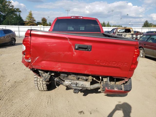 5TFUY5F11KX860345 - 2019 TOYOTA TUNDRA DOUBLE CAB SR/SR5 RED photo 6