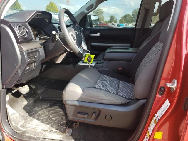 5TFUY5F11KX860345 - 2019 TOYOTA TUNDRA DOUBLE CAB SR/SR5 RED photo 7