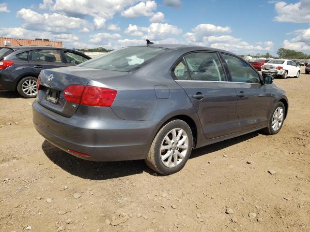 3VWD07AJ7EM289641 - 2014 VOLKSWAGEN JETTA SE GRAY photo 3