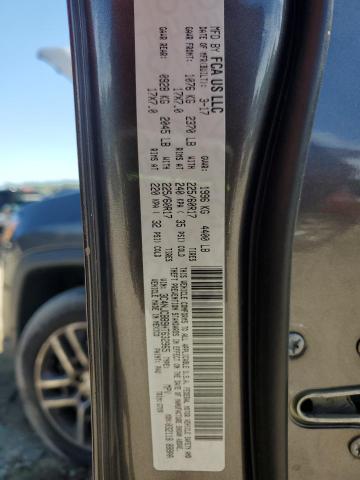 3C4NJCBB9HT632965 - 2017 JEEP COMPASS LATITUDE Серый фото 14