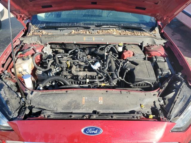 3FA6P0HD6LR124152 - 2020 FORD FUSION SE RED photo 11