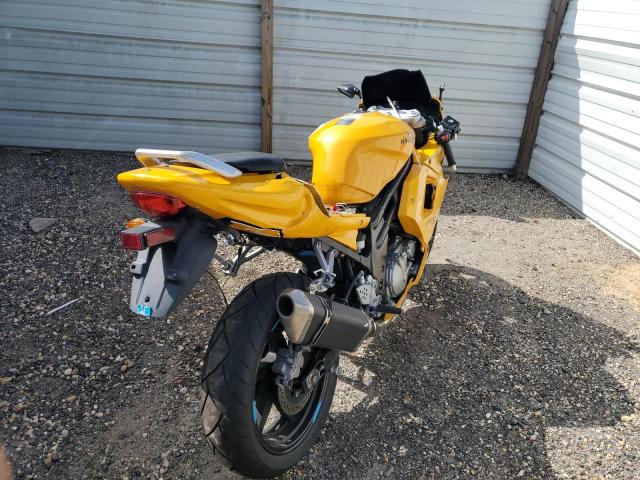 KM4MP578581602756 - 2008 HYOSUNG GT650 YELLOW photo 4