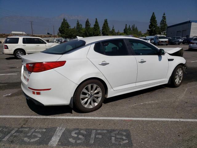 KNAGM4A72F5637356 - 2015 KIA OPTIMA LX WHITE photo 3