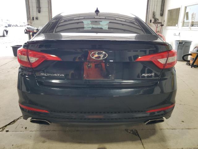 5NPE34AFXFH093046 - 2015 HYUNDAI SONATA SPORT BLACK photo 6