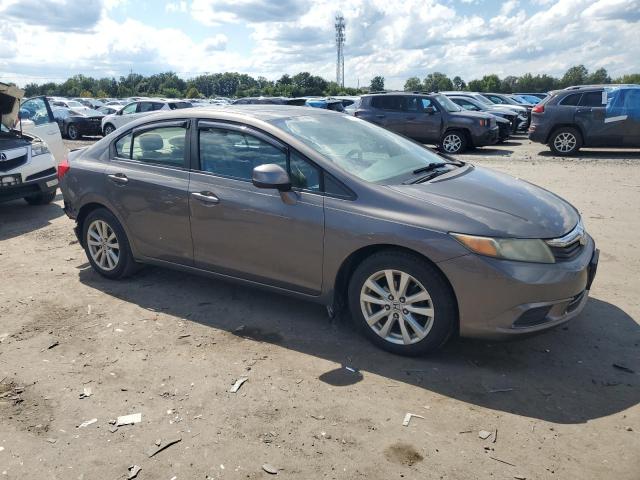 19XFB2F83CE004925 - 2012 HONDA CIVIC EX GRAY photo 4