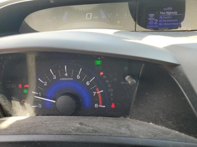 19XFB2F83CE004925 - 2012 HONDA CIVIC EX GRAY photo 9