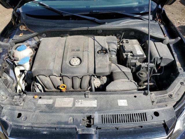 1VWBH7A38CC071482 - 2012 VOLKSWAGEN PASSAT SE BLUE photo 11