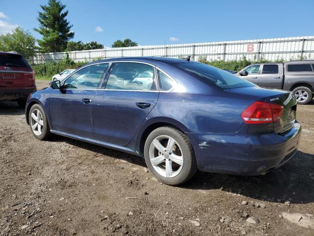 1VWBH7A38CC071482 - 2012 VOLKSWAGEN PASSAT SE BLUE photo 2