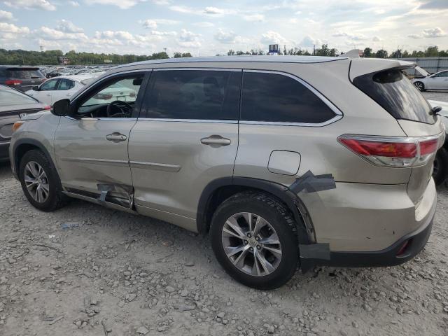 5TDJKRFH0FS162765 - 2015 TOYOTA HIGHLANDER XLE თაფლისფერი ფოტო 2
