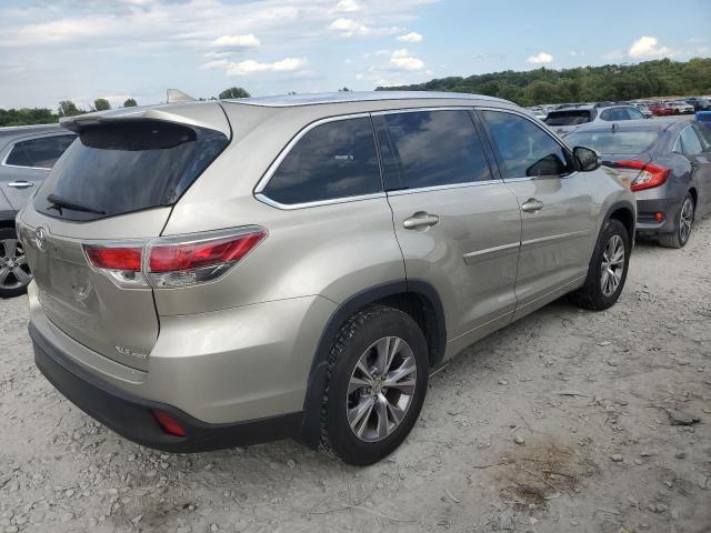 5TDJKRFH0FS162765 - 2015 TOYOTA HIGHLANDER XLE თაფლისფერი ფოტო 3