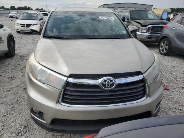 5TDJKRFH0FS162765 - 2015 TOYOTA HIGHLANDER XLE თაფლისფერი ფოტო 5