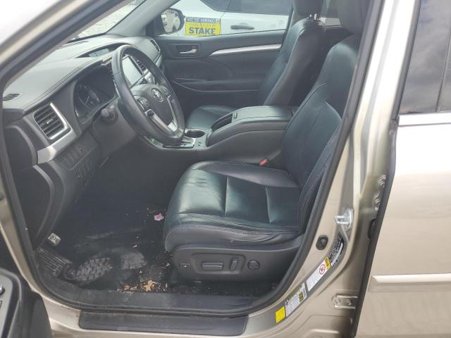 5TDJKRFH0FS162765 - 2015 TOYOTA HIGHLANDER XLE თაფლისფერი ფოტო 7