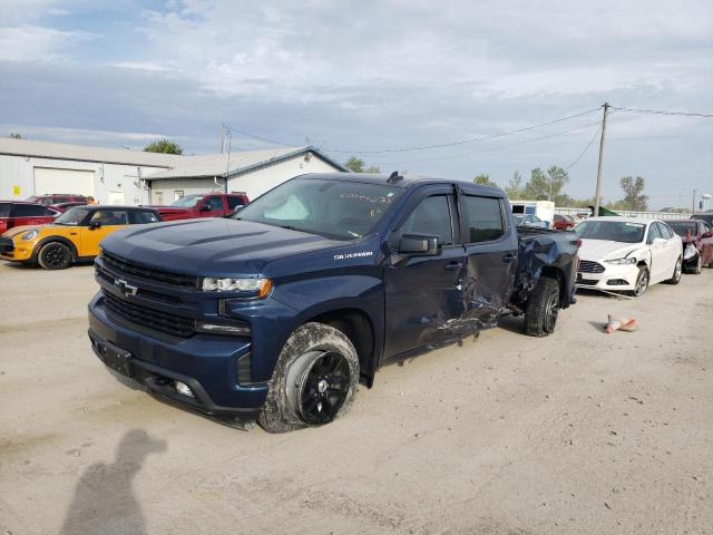 3GCPYEEK3KG189143 - 2019 CHEVROLET SILVERADO K1500 RST BLUE photo 1