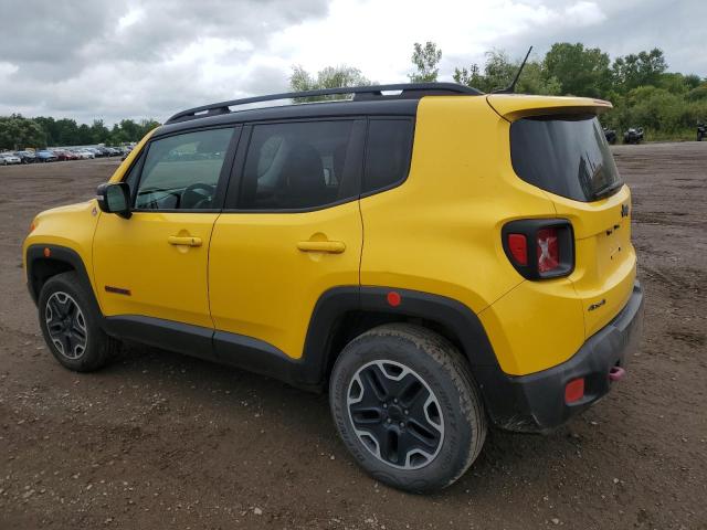 ZACCJBCB6HPE55928 - 2017 JEEP RENEGADE TRAILHAWK ყვითელი ფოტო 2