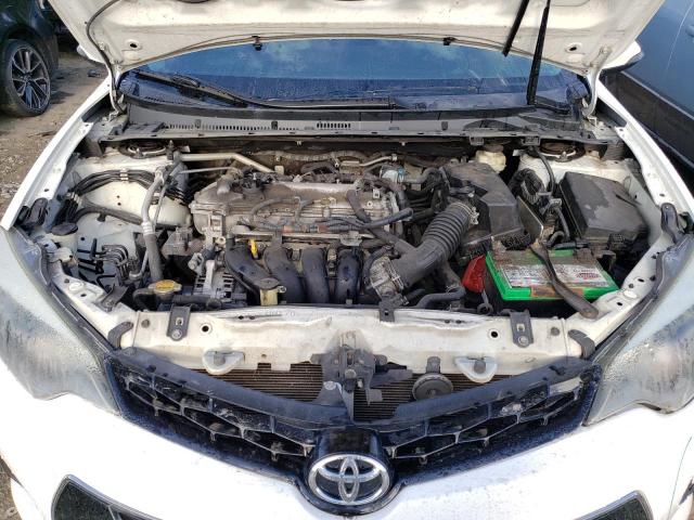 2T1BURHE8FC349522 - 2015 TOYOTA COROLLA L WHITE photo 11