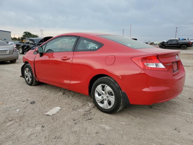 2HGFG3B59DH501956 - 2013 HONDA CIVIC LX RED photo 2