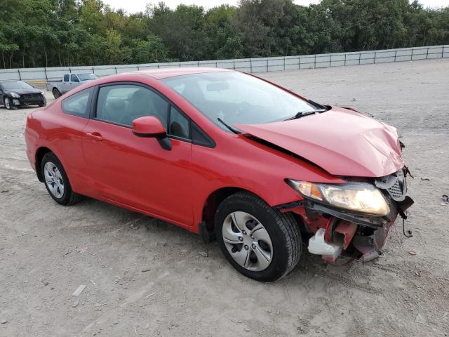 2HGFG3B59DH501956 - 2013 HONDA CIVIC LX RED photo 4