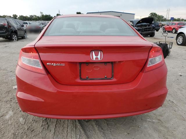 2HGFG3B59DH501956 - 2013 HONDA CIVIC LX RED photo 6