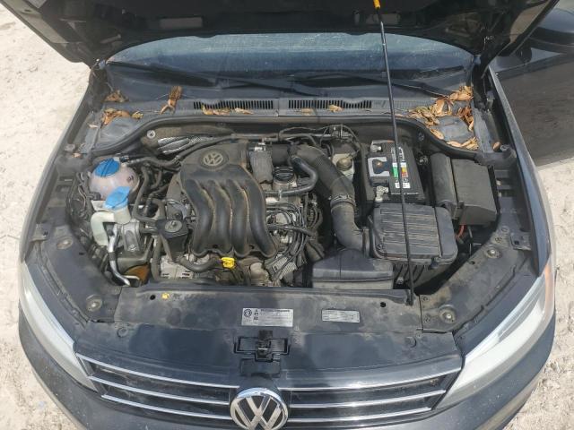 3VW2K7AJ1FM316142 - 2015 VOLKSWAGEN JETTA BASE BLACK photo 11