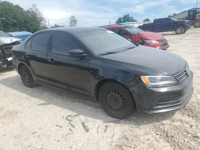 3VW2K7AJ1FM316142 - 2015 VOLKSWAGEN JETTA BASE BLACK photo 4