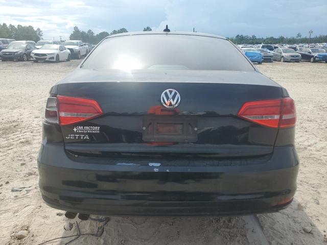 3VW2K7AJ1FM316142 - 2015 VOLKSWAGEN JETTA BASE BLACK photo 6
