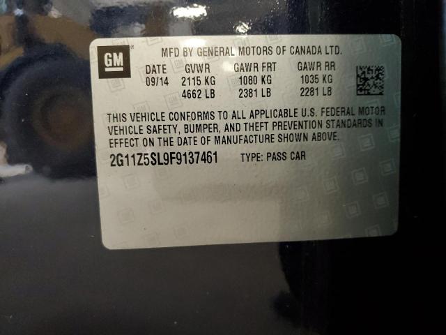 2G11Z5SL9F9137461 - 2015 CHEVROLET IMPALA LS BLUE photo 12