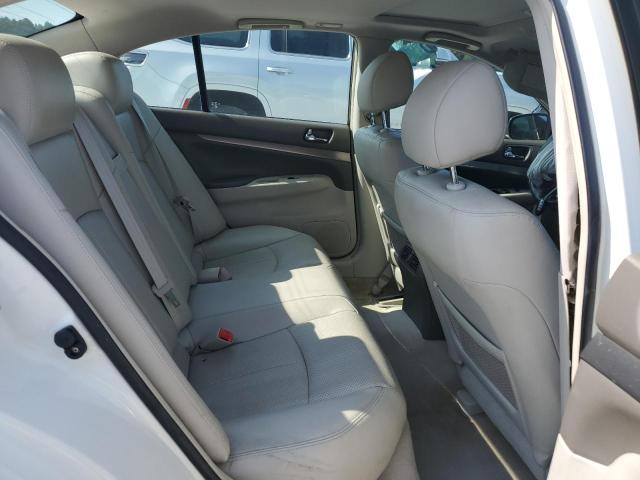 JN1DV6AP3BM601046 - 2011 INFINITI G25 BASE WHITE photo 10