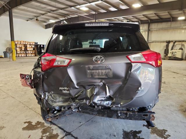 JTMBFREV5FJ035703 - 2015 TOYOTA RAV4 LE GRAY photo 6