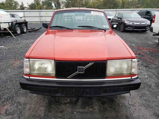 YV1AS8804N1463210 - 1992 VOLVO 240 BASE RED photo 5