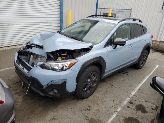 JF2GTHSC6MH217217 - 2021 SUBARU CROSSTREK SPORT BLUE photo 1