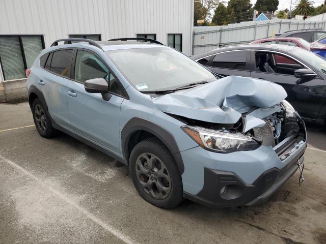 JF2GTHSC6MH217217 - 2021 SUBARU CROSSTREK SPORT BLUE photo 4