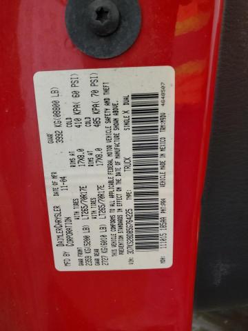 3D7KS28D85G764225 - 2005 DODGE RAM 2500 ST 红色 照片 13