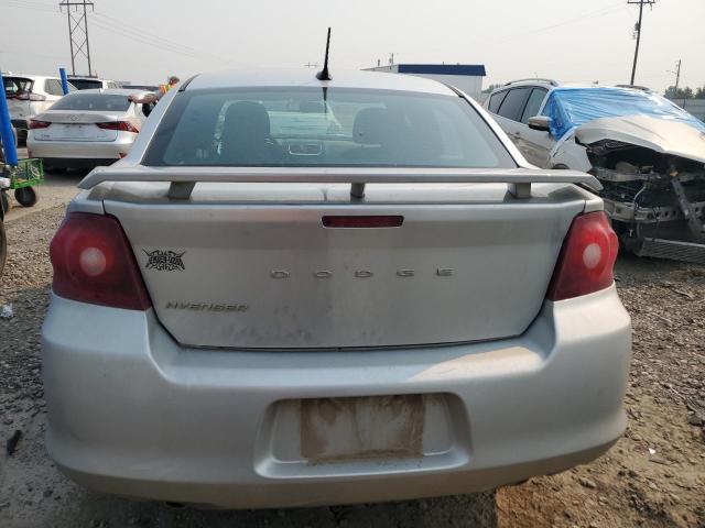 1C3CDZAG3CN314397 - 2012 DODGE AVENGER SE SILVER photo 6