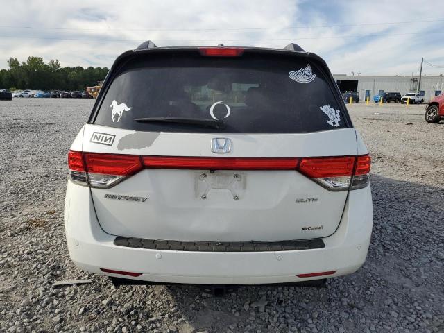 5FNRL5H92EB126884 - 2014 HONDA ODYSSEY TOURING WHITE photo 6