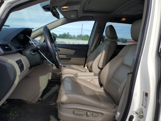 5FNRL5H92EB126884 - 2014 HONDA ODYSSEY TOURING WHITE photo 7