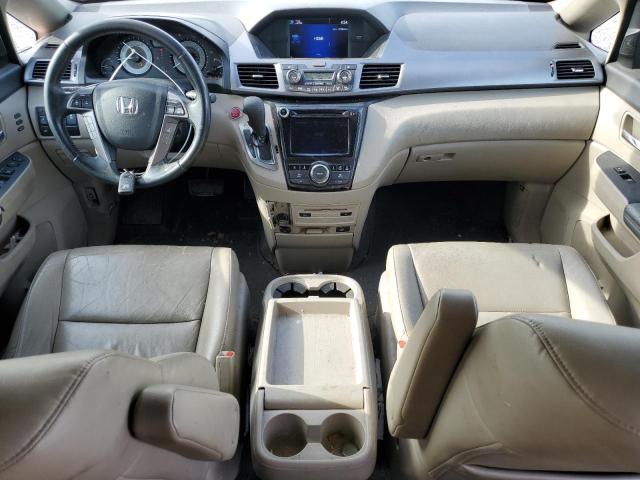 5FNRL5H92EB126884 - 2014 HONDA ODYSSEY TOURING WHITE photo 8